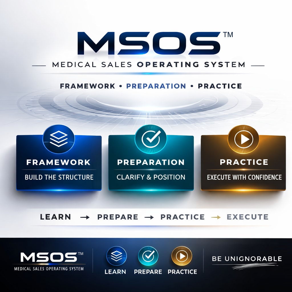 MSOS - Medical Sales Operating System: Framework, Preparation, Practice
